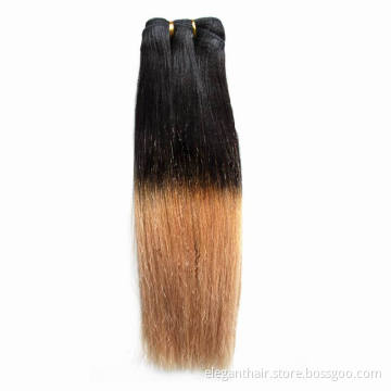 Cheap 100% Human Hair Ombre Hair Extension Silky Straight 18" Two Tone Color